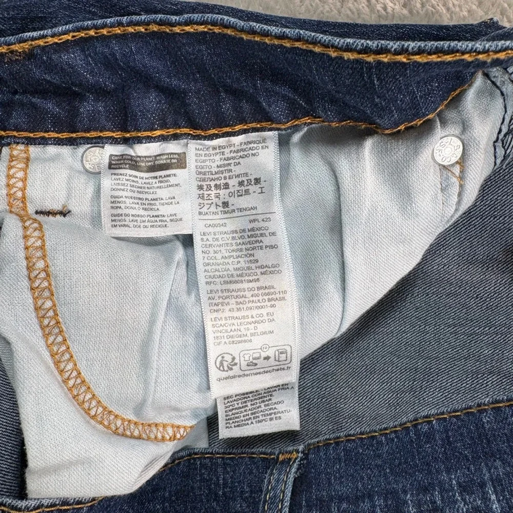 Levi's 541 Athletic Taper Jeans Men 42x34 Dark Wash Blue Denim Pants